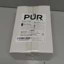 PUR PLUS Vertical Faucet Mount Water Filtration System, Lead-Reducing Filter, Great-Tasting Water, Easy Install, Lasts 100 Gallons, Compatible with Sinks with External Aerators, Grey