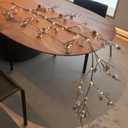 Fudios Lighted Pinecone Garland with Timer, Garland with Lights 6FT for Mantle Fireplace Christmas Decoration