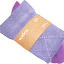 Wellow Premium Socks (Compression Socks - Regular) for Men & Women, Made with Viscose from Bamboo, Knee High, 18-25 mmHg (Medium, Dewberry Argyle)