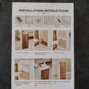 52.76" Tall Narrow Bathroom Storage Cabinet with Doors and Adjustable Shelves Plastic Slim Bathroom Storage Organizers Small Space Saver for Laundry Room Dorm Kitchen Quick Assembly, White