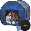 OUTREE Sensory Tent 47 * 47 * 47 inStarry Night Print,Sensory Tent for Kids with Autism, pop up Play Tent