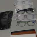 JOLISU 5 Pack Reading Glasses For Women,Spring Hinges, Sturdy and Durable