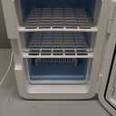 Cooluli 10L Mini Fridge for Bedroom - Car, Office Desk & Dorm Room 12v Portable Cooler Warmer Food, Drinks, Skincare, Beauty Makeup AC/DC Small Refrigerator with Glass Front, Fractal Pink