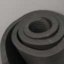 Retrospec Solana Yoga Mat 1" Thick With Nylon Strap For Men & Women - Non Slip Exercise Mat For Home Yoga, Pilates, Stretching, Floor & Fitness Workouts (Black)