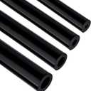 EVIL ENERGY 5/32 1/4 5/16 3/8 Silicone Vacuum Tubing Hose Line Kit 5FT 4PCS 130PSI Max Pressure Black (4mm 6mm 8mm 10mm)