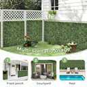 Artificial Boxwood Backdrop Roll: 40"x120" (33.5 sqft) UV-Anti Greenery Faux Grass Hedge for Indoor Outdoor Green Wall Decor, Patio Privacy Screen, Garden Fence Covering