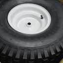 20x8-8 Lawn Mower Tires with Rim (3/16" Keyway), Replaces for Natural Rubber Turf Tires 20x8.00-8 (check Tire Sidewall) Pneumatic 4 Ply Tubeless |3.5" Offset | Bore ID 3/4"|965 Pounds Capacity (2 Pcs)