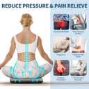 Tailbone Pain Relief Cushion - Orthopedic Coccyx Pillow for Bed Sores, Hemorrhoids & Recovery | Breathable Seat Pad for Office Chair, Car & Wheelchair (Gray)