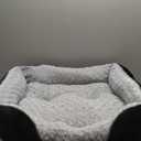 INVENHO Large Dog Bed Rectangle Washable Orthopedic Soft Calming Sleeping Durable Pet Cuddler with Anti-Slip Bottom