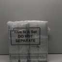 Vesici 500 Pcs 12oz Nacho Trays Disposable 2 Compartment Food Snack Tray Concession Stand Supplies Movie Night Clear Plastic Cheese Dip and Chip Holder for Candy School