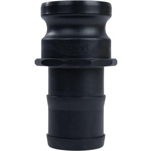 2 pcs Polypropylene Cam lock Fittings (2" Part E) Cam and Groove Hose Fitting, Male Adapter x Hose Shank, suction hose camlock fittings (2")
