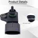 39300-2B000 Manifold Absolute Air Pressure Map Sensor Fits for Hyundai Accent Sonata Santa Fe Azera Equus Tucson Genesis Elantra Kia Cadenza Optima Rio Forte Rondo Soul Sportage 39300-2B100