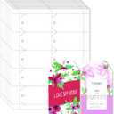 Mr-Label 250 Printable Blank Tags with String, 2" x 3.5", 230GSM Matt White Micro-Perforated Cardstock for Clothes Tags, Price Tags, Gift Tags (Trapezoid)