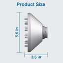 Large Diffuser Attachment for Shark Speed Style, Upgraded Larger Shark Diffuser Nozzle for Speed Style Dry Styler and Styling Tool for Wavy, Curly, Coily Hair