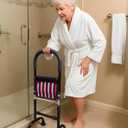Stand Assist Aid for Elderly; Couch Toilet Assist Rails; Quad Canes Mobility Aids for Short Indoor Movements; Height Adjustable; Weight 5lbs Bear 350lbs. (It is Not a Walker; Not for Weak Arms)
