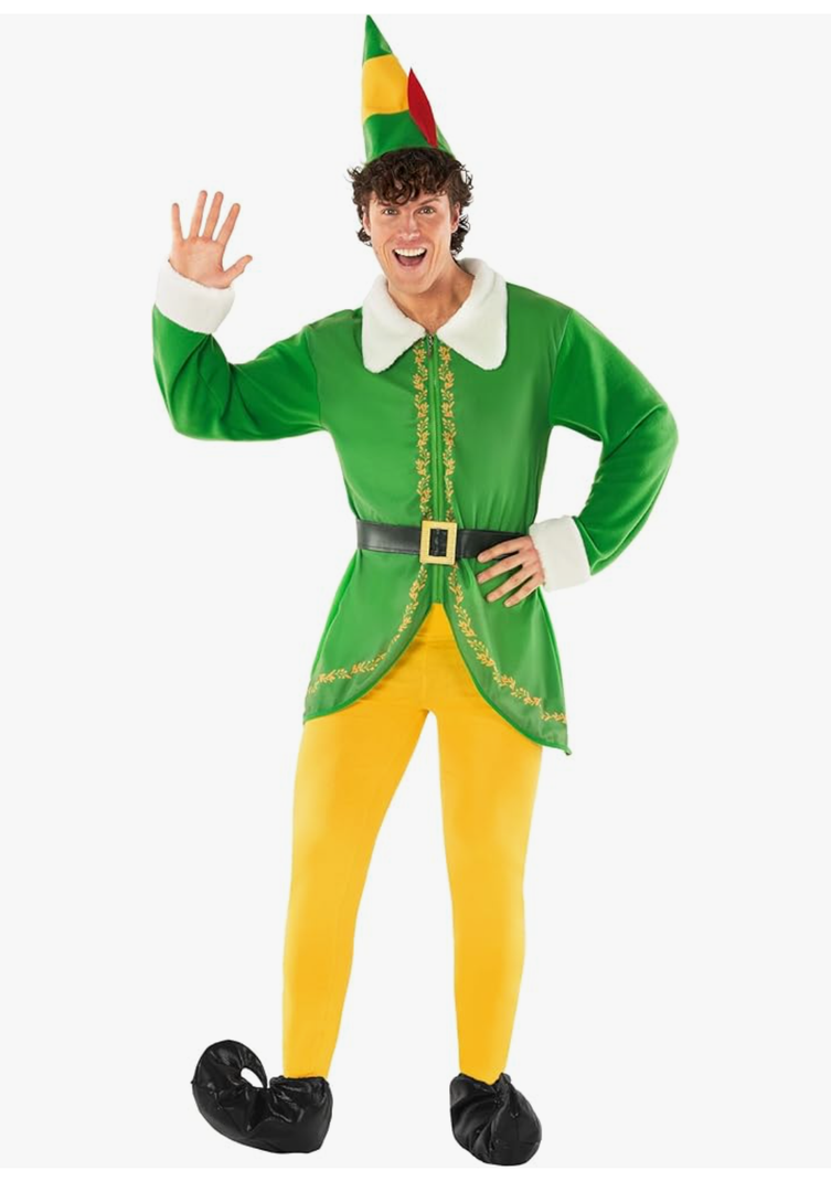 Morph Adult Elf Costume - Christmas Elf Costume for Men, Size:2XL