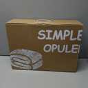 Simple&Opulence 100% Cotton Quilted Duvet Cover Set with Ruffle, 3 Pcs Muslin Gauze Comforter with Microfiber Filling, Shabby Chic Frill Farmhouse Rustic Handmade Stitching Bedding(Khaki, King)