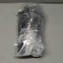 Black Flameless Taper Candles with Remote, Halloween Battery Operated Taper Candles with Base, LED Flameless Battery Candlesticks for Home Holiday Decor (Set of 6, Acrylic Shell)