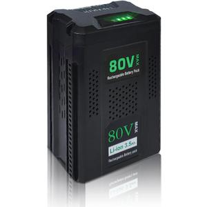 80V 3.5Ah Replacement Battery for Greenworks 80V Battery GBA80200 GBA80250 GBA80400 GBA80500 Lithium ion Battery, High Capacity Rechargeable Lithium Ion Power Battery for 80V Cordless Power Tools