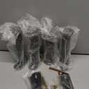 4 Pcs T Shaped Adjustable Height Bed Support Legs 7.08-13 inch + 4 Pcs Square Top Plate Adjustable Height Bed Support Legs 7.08-13 inch for Bed Frame/Bed Center Slat/Furniture