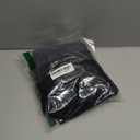 oten Women 2025 Deep V Neck Sleeveless Ruched Bodycon Cocktail Club Party Midi Dresses (Large, Black)