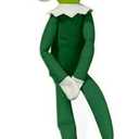 Christmas Grinch Plush Toy Xmas Ornament Elf Doll on the Shelf -Green