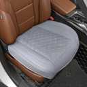 Suninbox Car Seat Cover,Bottom Car Seat Covers,Front Seat Only, Cloth Fabric Wrap Around The Bottom,Breathable Car Seat Protector Fits 95% of Vehicles 1 Piece,Gray