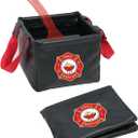 Grill Rescue Collapsible Bucket Durable, Foldable Water Bucket for Grill Cleaning, Camping, and Outdoor Use (Dunk Tank)