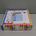 Montessori Wooden Busy Board Toys for 1 2 3 Boys Girls,Toddler Sensory Educational Fidget Board Travel Toy with LED Light Up Switches & Music Boxes, Locks for Kids Gifts