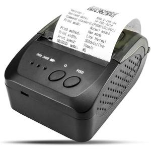 NETUM Bluetooth Receipt Printer, 58mm Mini Thermal POS Printer Portable Personal Bill Printer 2 inches for Restaurant Sales Retail Compatible with Android