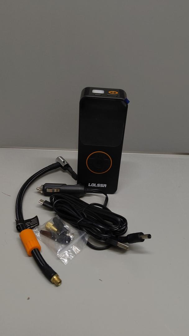 Tire Inflator Portable Air CompressorAir Pump 20000mAh & 150PSI Cordless Electric for Car, Motorcycle, Bike, Ball, with Tire Gauge Pressure, DualUse Type (Black)