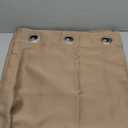 Blackout Curtain for Bedroom Thermal Insulated Light Blocking Room Darkening Curtains Solid Grommet Window Drapes for Living Room, 1 Panel, Size 84x46, Brown