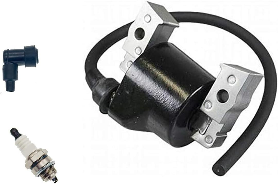 PARTSRUN #21121-2008 ID#ZH7125 Ignition Coil With Spark Plug and boot Fits Kawasaki FB460V FC400V for John Deere AM101065 ZF126B-HHS