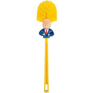 Funny Toilet Brush,Prank Toilet Brush Cleaner, Funny Toilet Scubber,Make Toilet Great Again, Commander in Crap (Thumb Up Toilet Brush)