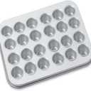 Cuisinart AMB-24MMP Chef's Classic Nonstick Bakeware 24-Cup Mini Muffin Pan, Silver