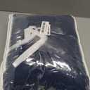 Genina Recliner Loveseat Covers, Stretch Reclining Sofa Covers, 2 Seater Couch Cushion Stripe Jacquard Recliner Slipcovers - Furniture Protector Covers for Pet Kid (Navy Blue) (48-64 in 2 Seater)