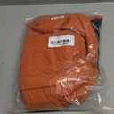 Oweisong Quilted Puffer Backpack for Women Small Lightweight Puffy Daypack Casual Travel Designer Bag for Ladies (Orange)