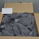 Bedsure GentleSoft Fuzzy Faux Fur Sherpa Fleece Blanket Twin Size, Plush Thick Warm Twin Blanket for Bed, College Dorm Essentials Gifts for Girls Boys, Tie Dye Grey Decor for Winter, 60x80