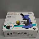 Kids Microscope,40-1600x Microscope Kit for Kids Beginners Children,STEM Kit,Prepared Slides,LED Light and Configured Various Operating Tools- Science Experiment Toy for Kids Ages 6-12