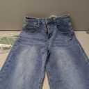 PRIJOUHE Relaxed Fit Jeans for Men Straight Leg Baggy Jeans Hip Hop Elastic Waist Denim Pants with Drawstring (S, 84-dark Blue)