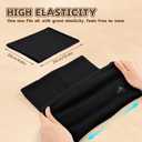 GXCROR Winter Neck Warmer, Reversible Fleece Gaiter Scarf, Windproof Face Mask for Men & Women (Black+light Gray (Child))