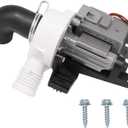 AMI PARTS W10409079 W10403802 Washer Drain Pump fit for May tag Whirl pool Ken more Washing Machine Replaces 4446381 AP6020990 PS11754310 EAP11754310 incomplete set
