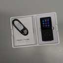 MP3 Player with Bluetooth 5.3, 1.8 inch Screen Portable Music Player with Speaker, FM Radio, Voice Recorder, Supports Expanded Up to 128GB(Black, 32GB)