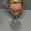 Female Mannequin Head with Hair for Practice Braiding Practice Hair Mannequin Head for Hairstyling Cutting (20 Inch, Honey Blonde 1)