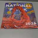 2026 Wall Calendar, 12" x 12" National Parks Calendar  Large Monthly Layout, Thick Premium Paper, 12" x 24" Open, Includes Monthly Planner Features