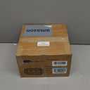 Semi Flush Mount Ceiling Light, Milk Glass Shade Modern Ceiling Light Fixture, Vintage Black Lighting for Hallway Bedroom Entryway Kitchen Porch