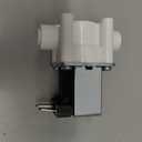MECCANIXITY Water Inlet Valve Ice Maker Water Inlet Solenoid Valve for General Refrigerators 80mm Creamy White