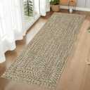 Garvee Printed Rug (Not Woven!) 2x8 Runners for Hallway Non-Slip Washable Kitchen Rugs, Farmhouse Area Rug Soft Modern Low Pile Indoor Carpet Runners for Entryways, Living Room, Bathroom