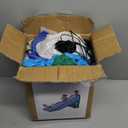 8.2 FT Tall Inflatable Christmas Decorations - Christmas Inflatables Outdoor Decorations, Penguin Holiday Spirit Inflatable Slide with LED Light Blow Up Yard Decorations