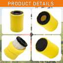 Z335E Air Filter Compatible with John Deer Z355R Z225 Z235 Z255 L110 LA125 LA115 LA105 L110 E100 E120 E140 YTH22V46 YTA22V46 YTA24V48 331707 331777 331807 31A607